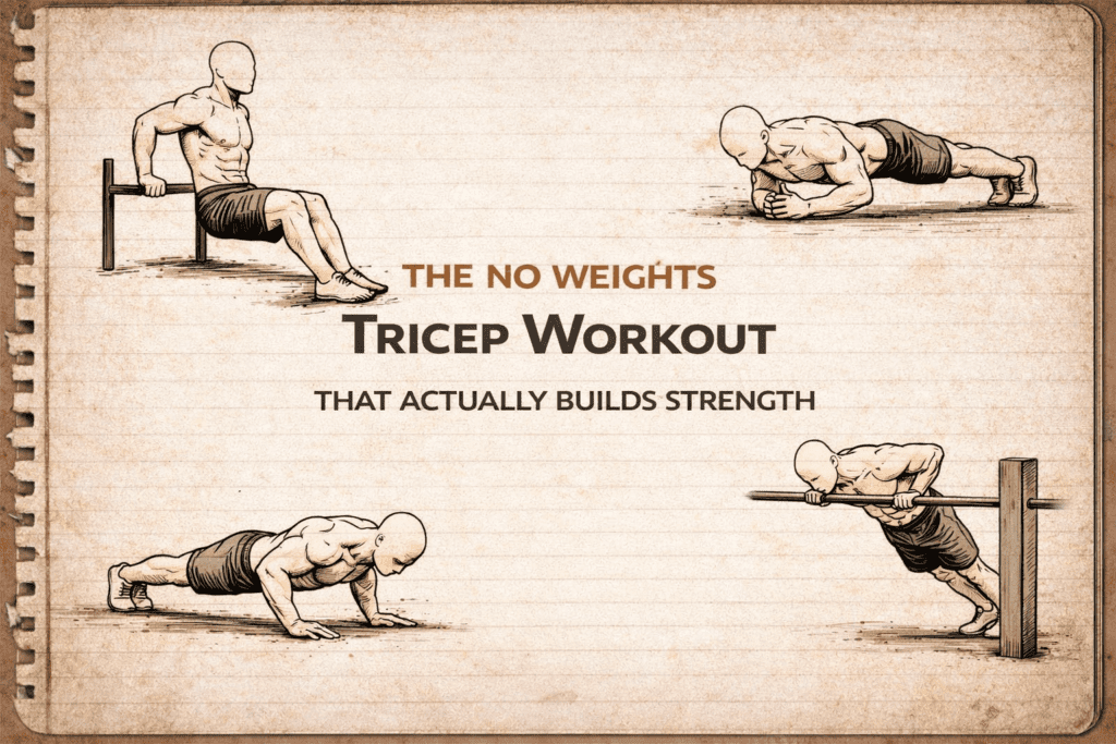 The No Weights Tricep Workout That Actually Builds Strength