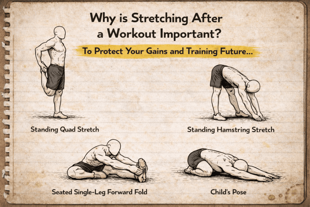 Why is stretching after a workout important