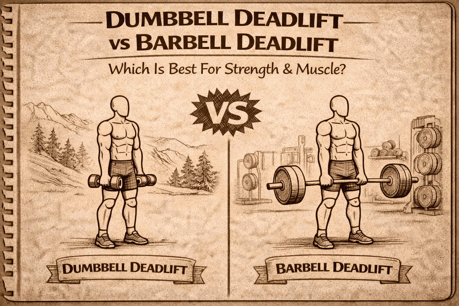Dumbbell Deadlift vs. Barbell Deadlift