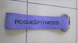 Rogue Fitness Bands with a carabiner handle Rogue Fitness Bands with a carabiner handle