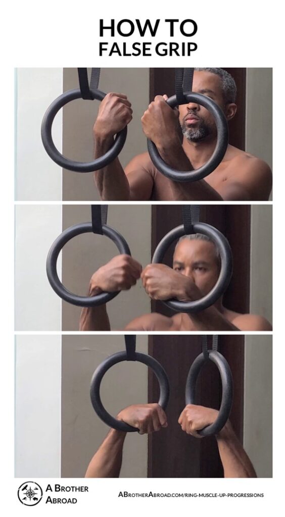How to false grip | Ring Muscle Up Progressions