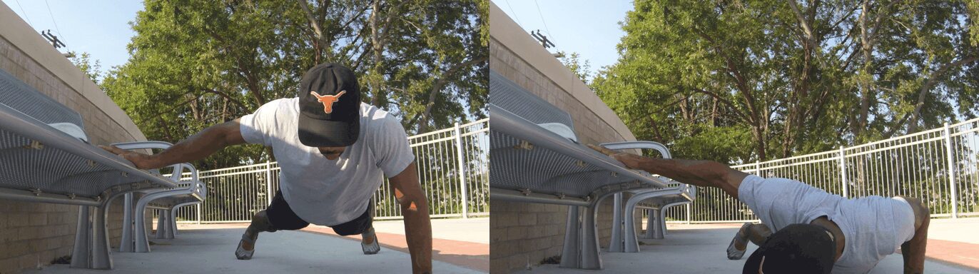 Assisted One Armed Push Ups are a much better alternative for progressing while building muscle in the chest and strength in the chest pressing movement